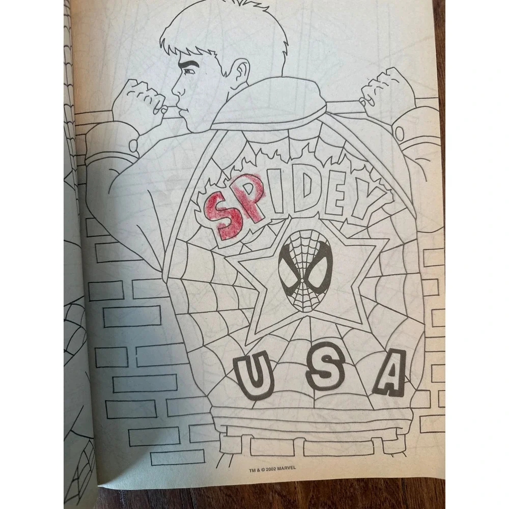 Spider-Man‎ Coloring & Activity Book 2002 Marvel Paradise Press Kids Fun